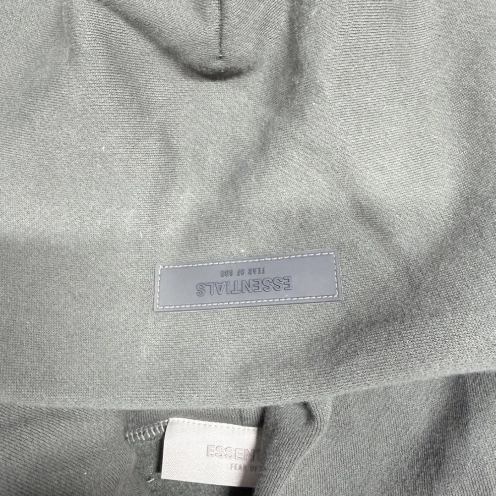 Essentials Fear of God Charcoal Off Black Hoodie – Men’s Large – New With Tags